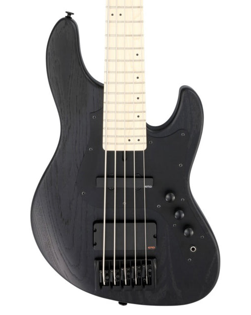 FGN J-Standard Mighty Jazz 5-String - Open Pore Black