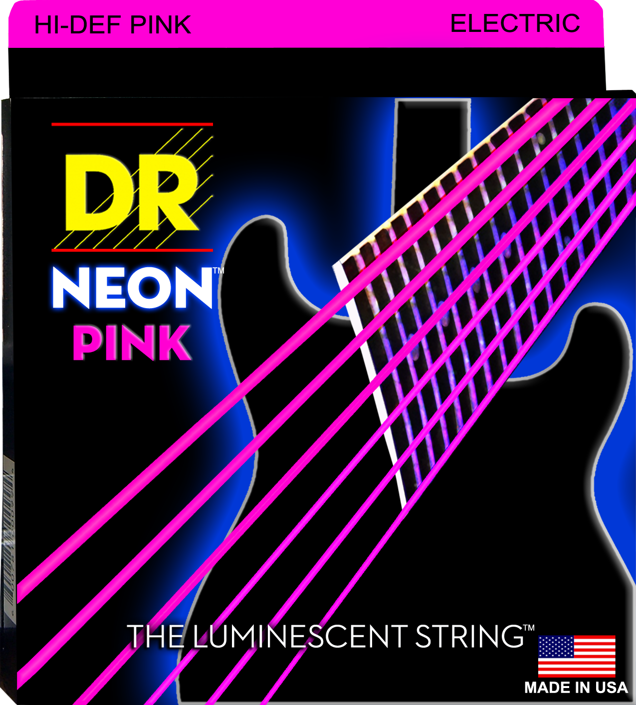 DR Neon Strings - Electric - 10-46 - Pink