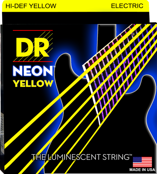 DR Neon Strings - Electric - 10-46 - Yellow