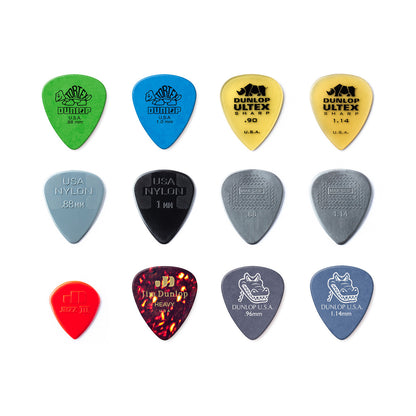 Dunlop Medium/Heavy Pick Variety Pack - 12-Pack