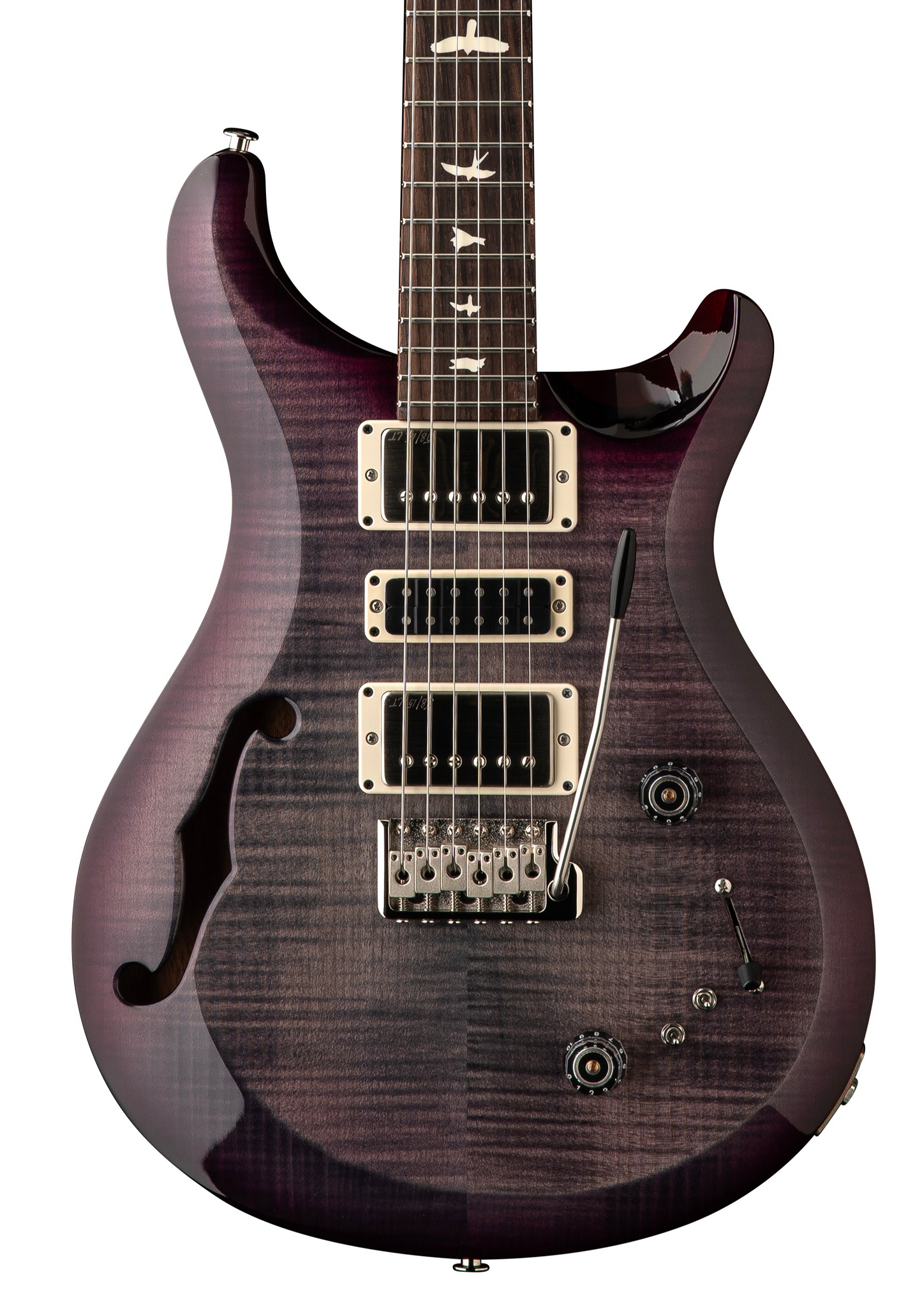 PRS S2 Special Semi-Hollow - Faded Gray Black Purple Burst