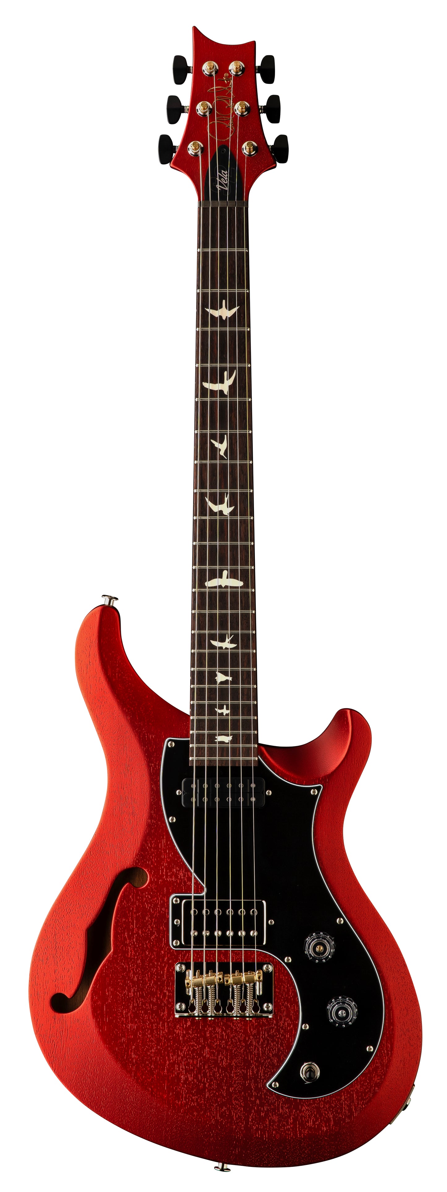 PRS S2 Vela Semi-Hollow Satin - Red Apple Metallic