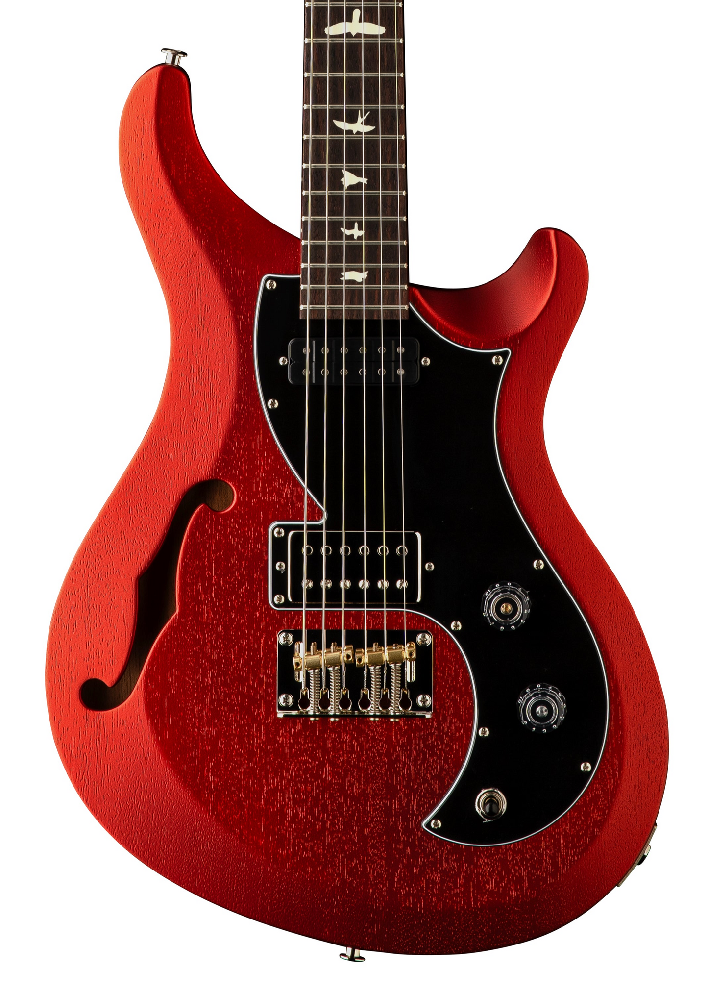 PRS S2 Vela Semi-Hollow Satin - Red Apple Metallic