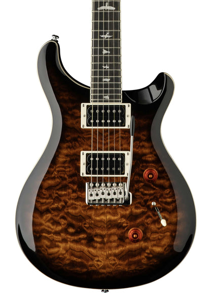 PRS SE Custom 24 Quilt - Black Gold Burst