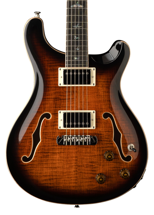 PRS SE Hollowbody II Piezo - Orange Tiger Smokeburst
