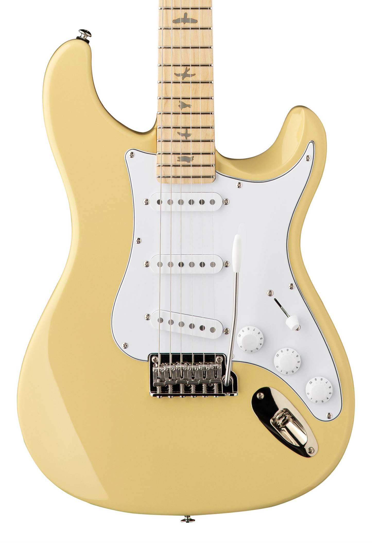 PRS SE Silver Sky Maple Left-Handed - Moon White