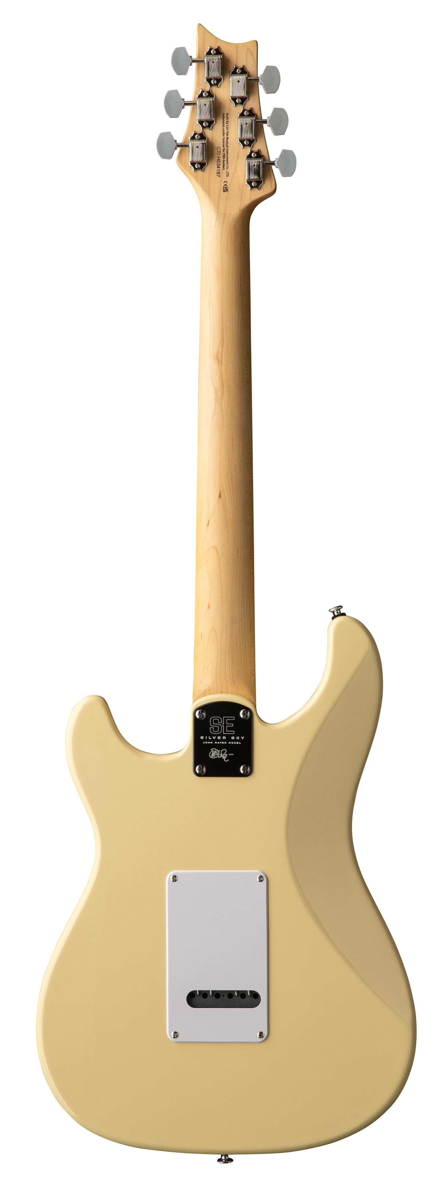 PRS SE Silver Sky Maple Left-Handed - Moon White