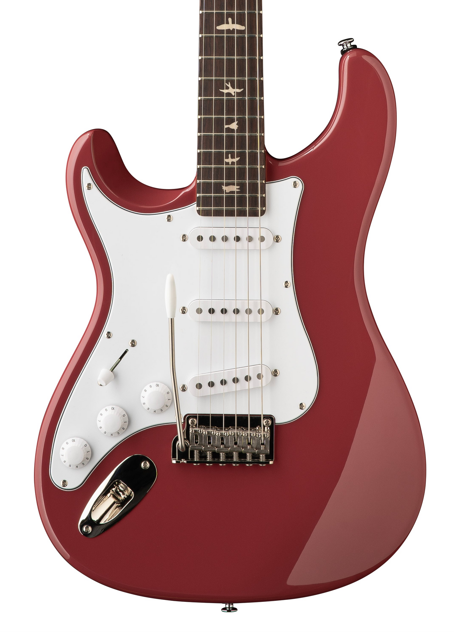 PRS SE Silver Sky Rosewood Left-Handed - Derby Red