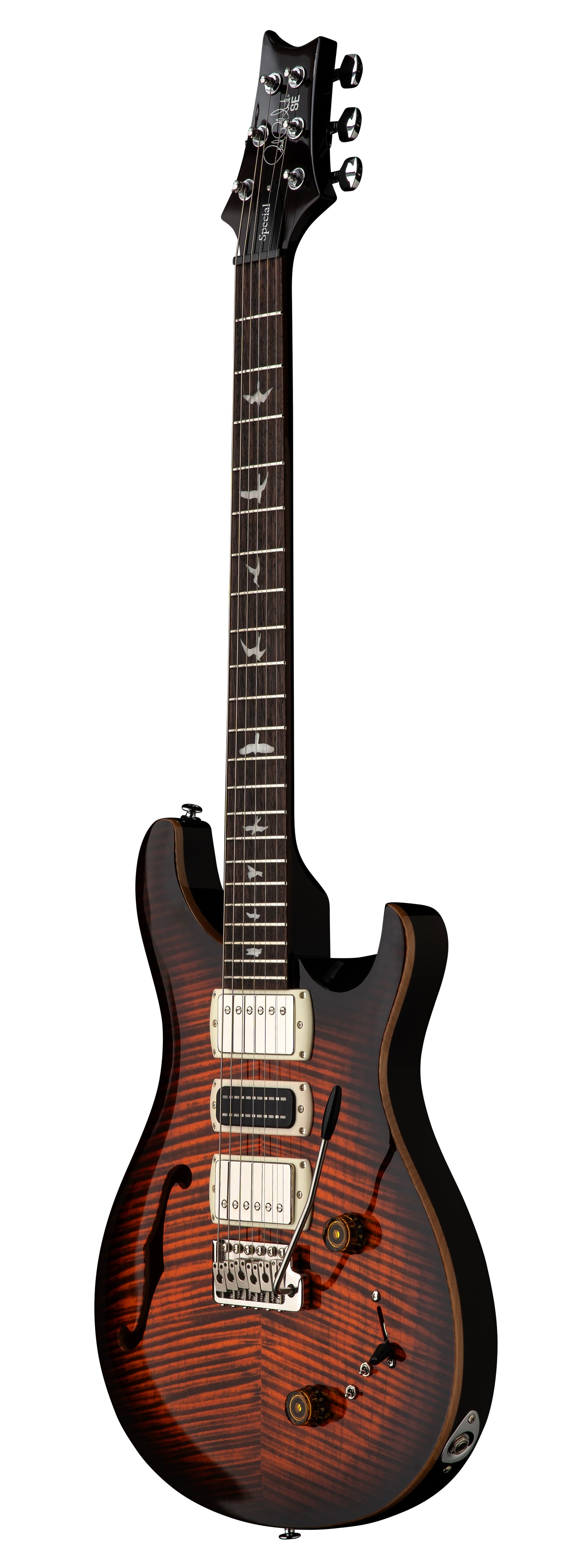 PRS SE Special Semi-Hollow - Orange Tiger Smokeburst