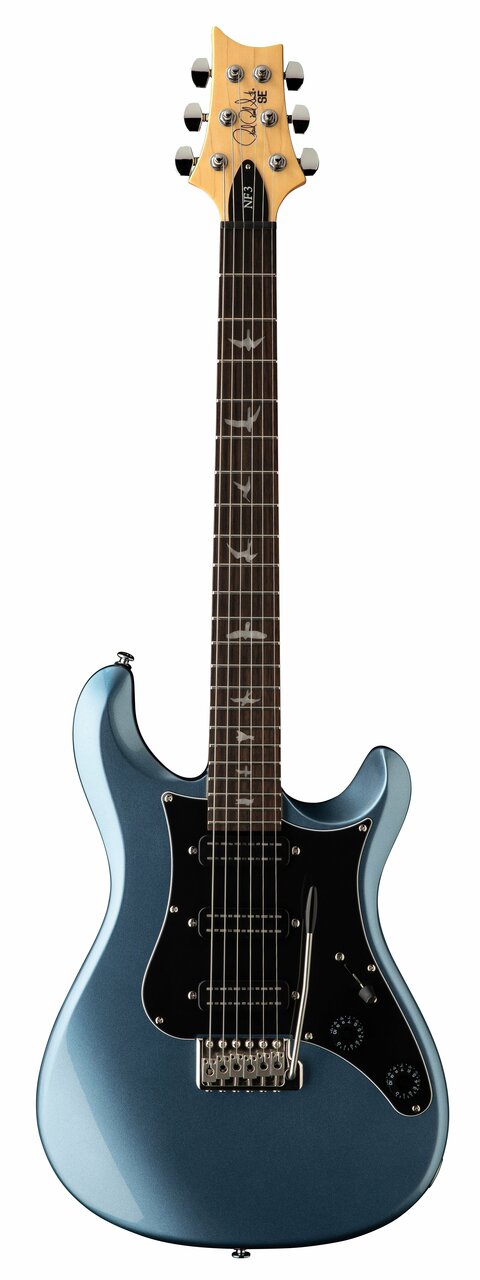 PRS SE NF3 Rosewood - Ice Blue Metallic