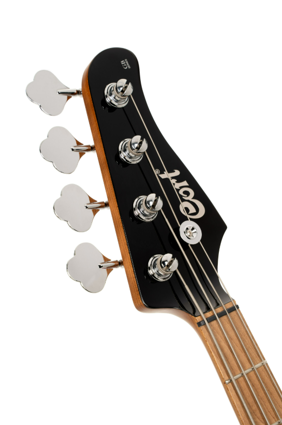 Cort GB Short Scale Bass - Yellow Crush