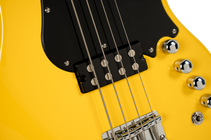 Cort GB Short Scale Bass - Yellow Crush