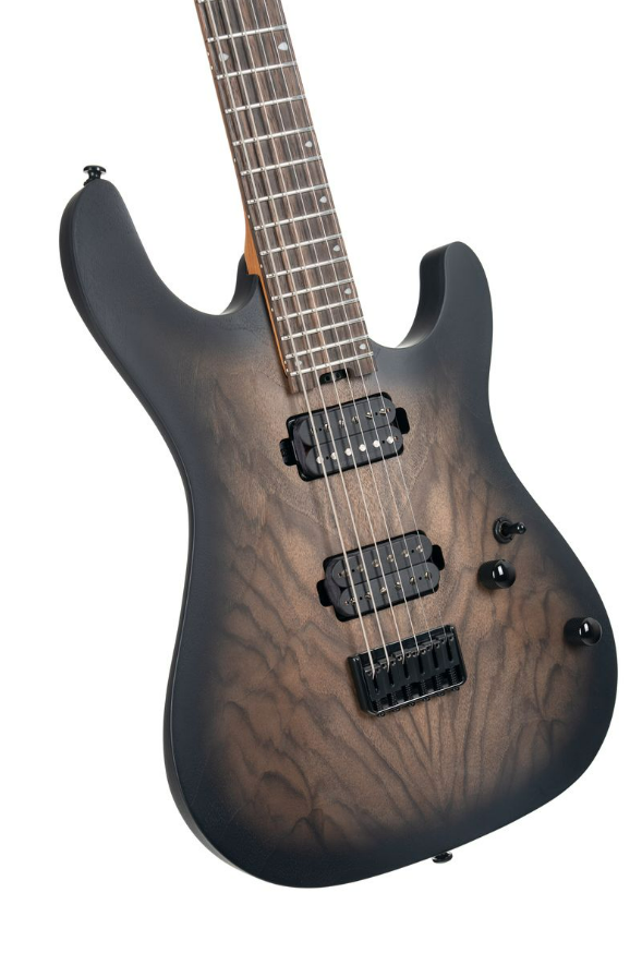 Cort KX500 Baritone - Natural Black Burst