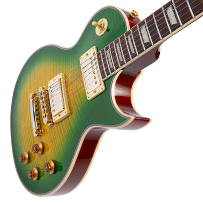 Vintage Limited Edition 30th Anniversary V100 Electric Guitar ~ Greenburst