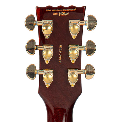 Vintage Limited Edition 30th Anniversary V100 Electric Guitar ~ Greenburst