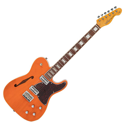 Vintage REVO Series 'Midline' Electric Guitar - Translucent Orange