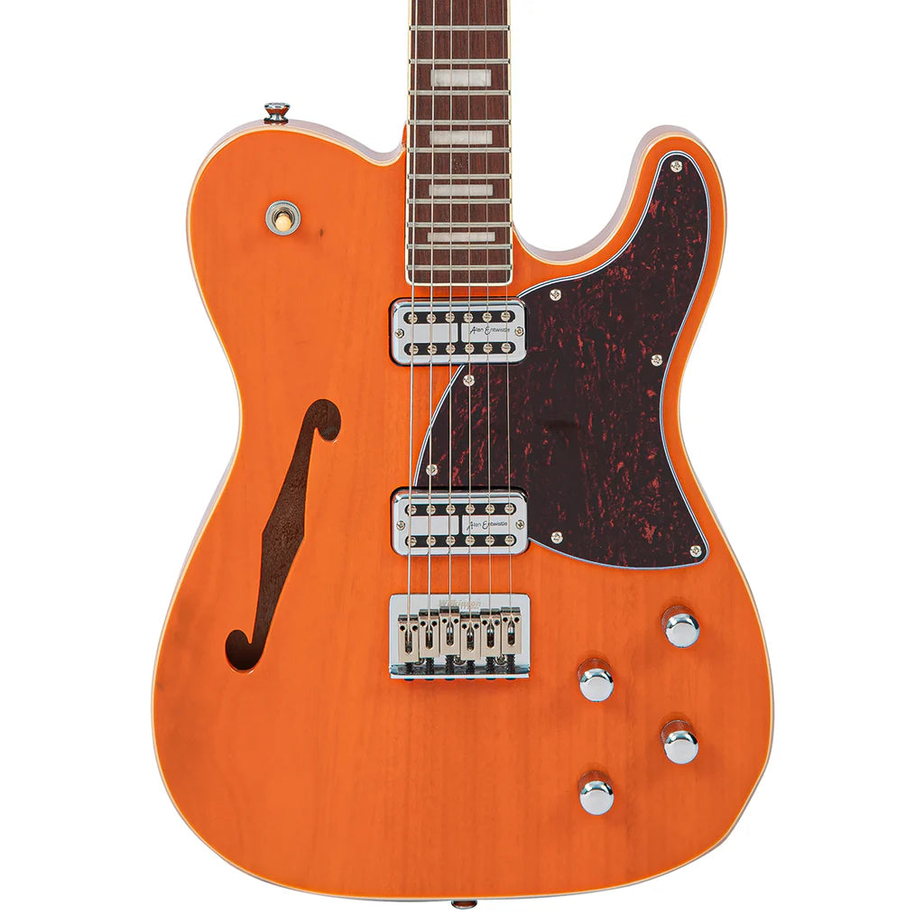 Vintage REVO Series 'Midline' Electric Guitar - Translucent Orange