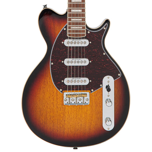 Vintage REVO Series 'Vision' Electric Guitar - Two Tone Sunburst