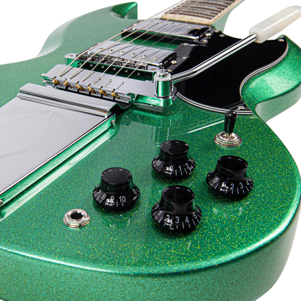 Vintage Limited Edition 30th Anniversary VS6 Electric Guitar ~ Green Metalflake