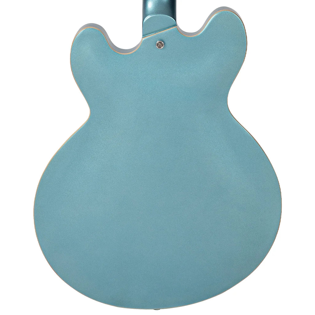 Vintage VSA550 ReIssued Semi-Hollow - Gun Hill Blue