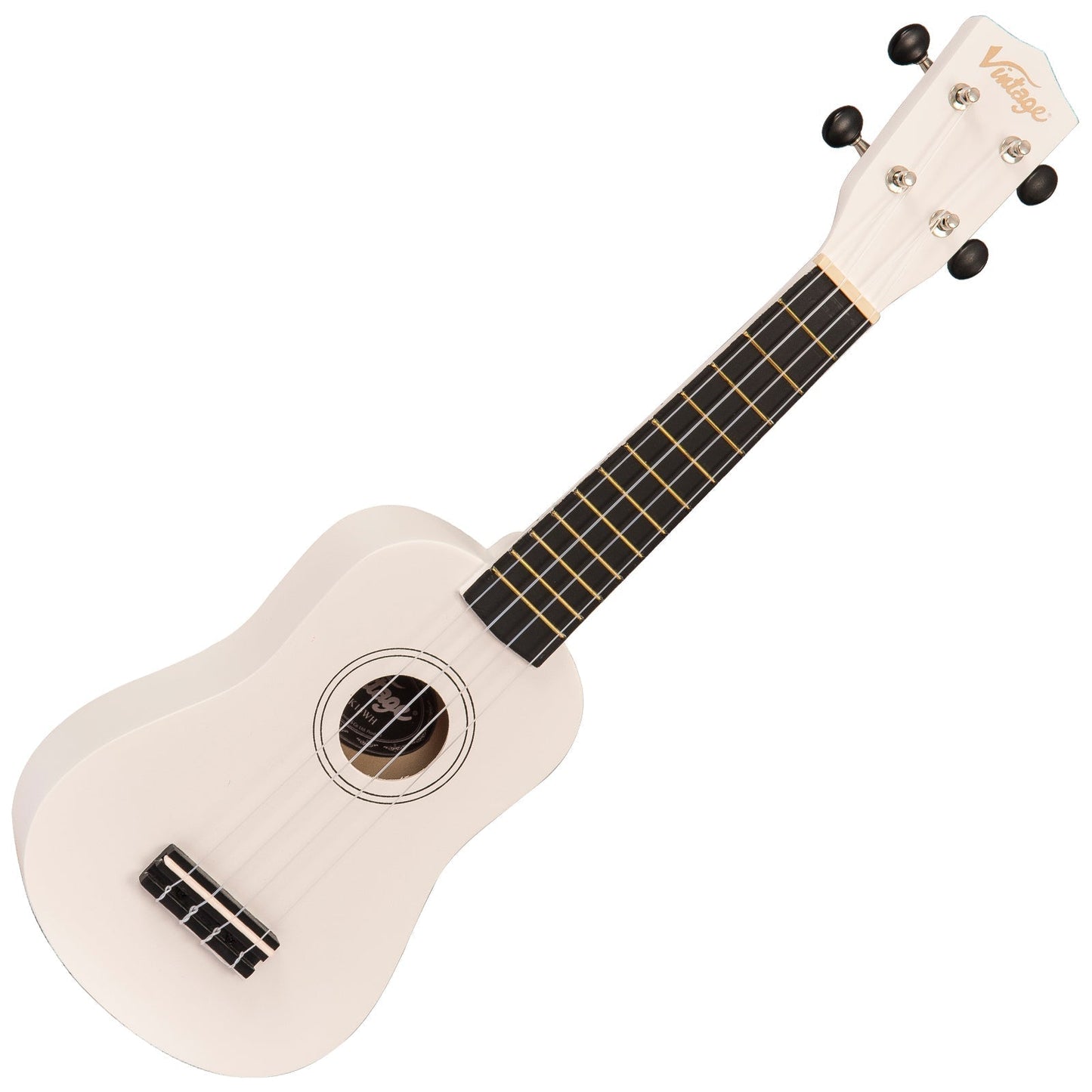 Vintage Soprano Ukulele - Satin White