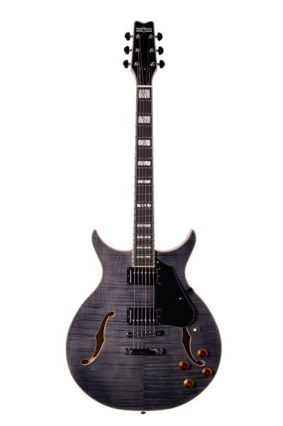 Washburn Hawk Semi-Hollow - Trans Black