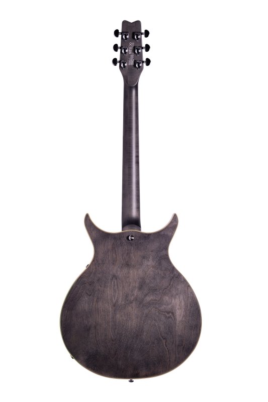 Washburn Hawk Semi-Hollow - Trans Black