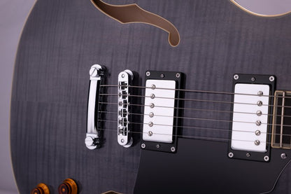 Washburn Hawk Semi-Hollow - Trans Black