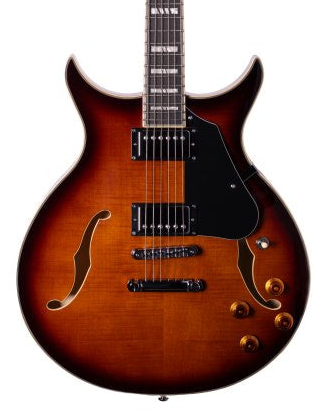 Washburn Hawk Semi-Hollow - Tobacco Sunburst