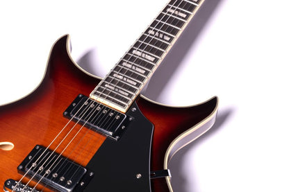 Washburn Hawk Semi-Hollow - Tobacco Sunburst