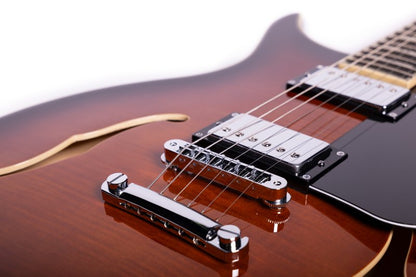 Washburn Hawk Semi-Hollow - Tobacco Sunburst