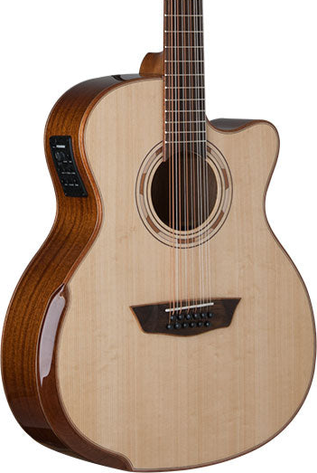 Washburn G15SCE-12 Comfort 12-String Grand Auditorium - Natural