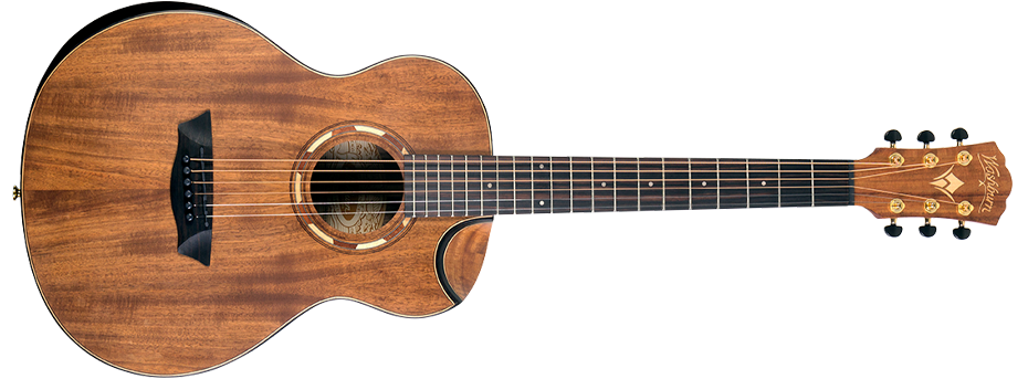 Washburn G-MINI 55 Koa Mini/Travel - Natural