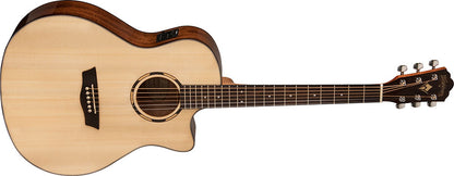 Washburn O10SCE Woodline Orchestra Cutaway - Natural
