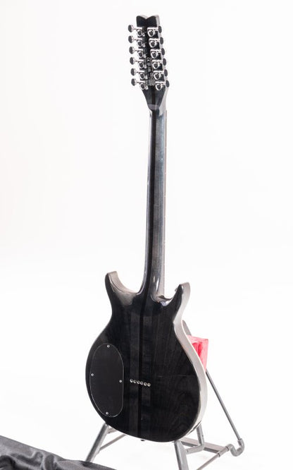 Washburn Hawk 12-string - Trans Black