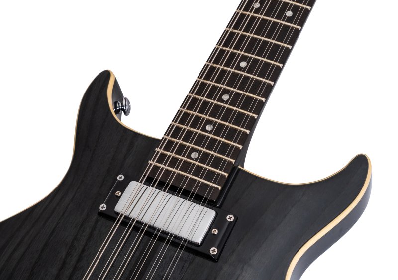 Washburn Hawk 12-string - Trans Black