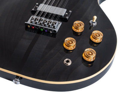 Washburn Hawk 12-string - Trans Black