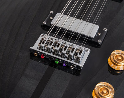 Washburn Hawk 12-string - Trans Black