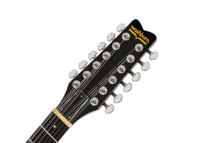 Washburn Hawk 12-string - Trans Black