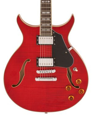 Washburn Hawk Semi-Hollow - Trans Red