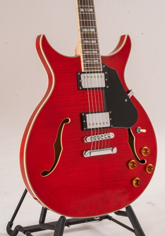 Washburn Hawk Semi-Hollow - Trans Red
