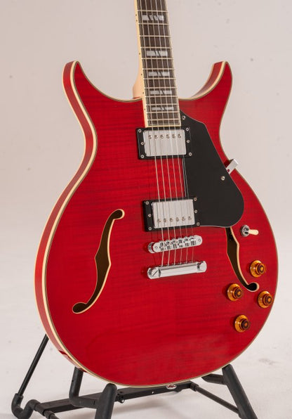 Washburn Hawk Semi-Hollow - Trans Red