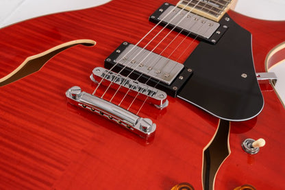 Washburn Hawk Semi-Hollow - Trans Red