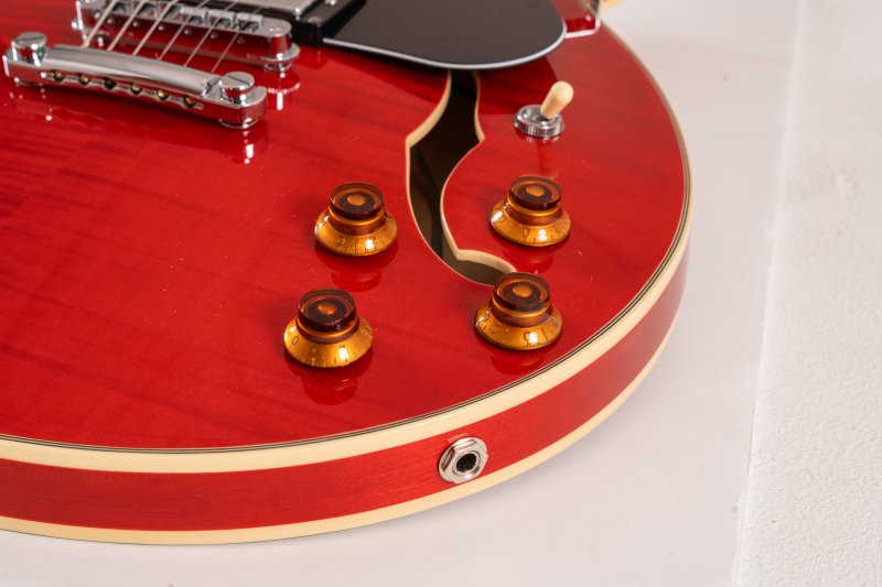 Washburn Hawk Semi-Hollow - Trans Red