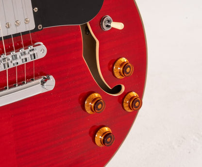 Washburn Hawk Semi-Hollow - Trans Red