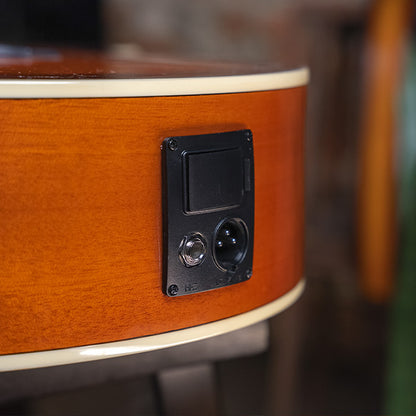 Washburn EA15 Festival Mini Jumbo Cutaway - Ice Tea Burst