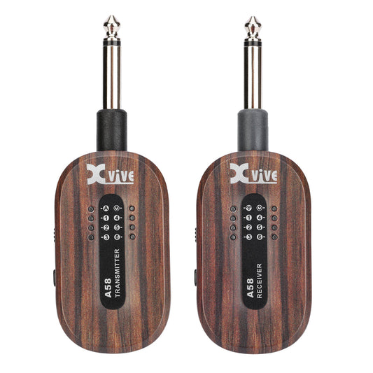 Xvive A58 5.8GHz Wireless Guitar System ~ Rosewood