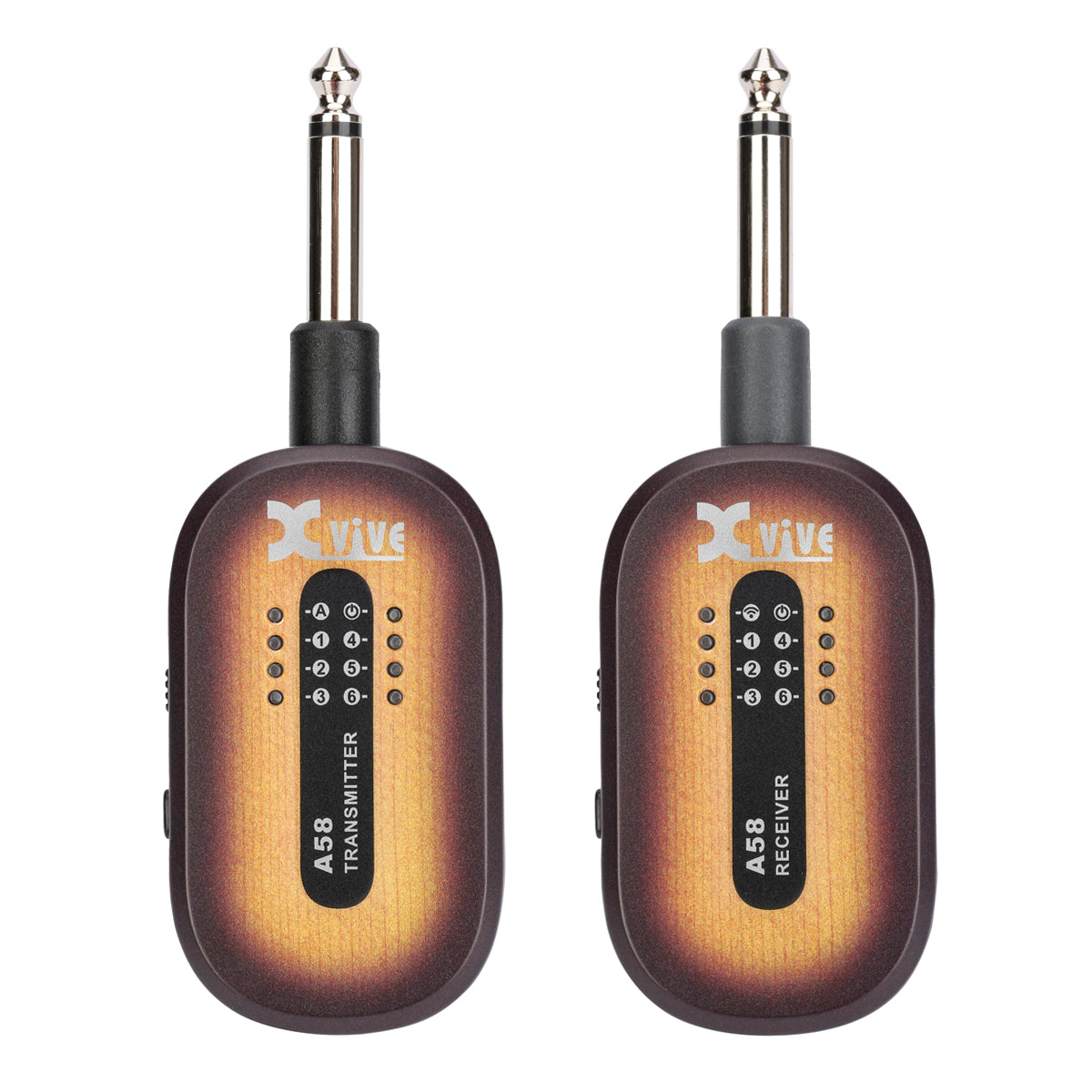 Xvive A58 5.8GHz Wireless Guitar System ~ Vintage Sunburst