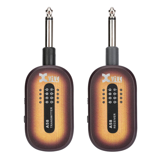 Xvive A58 5.8GHz Wireless Guitar System ~ Vintage Sunburst