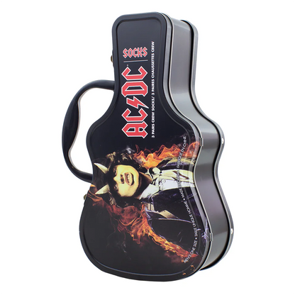 Perri's Socks - 3-Pack Gift Tin - AC/DC